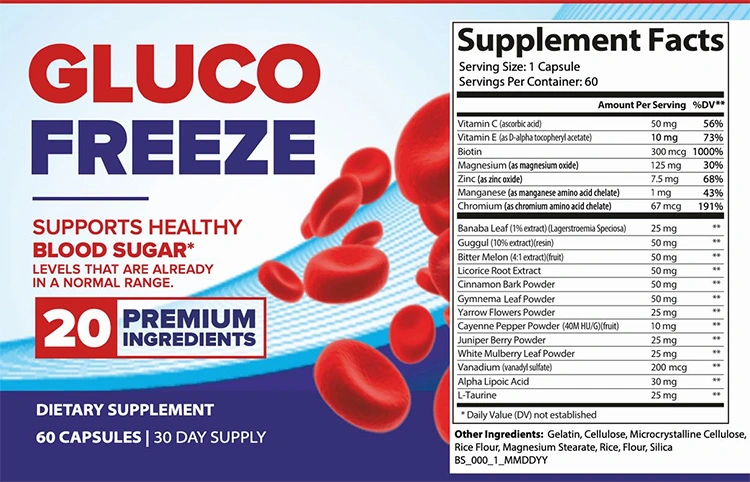 Glucofreeze pills